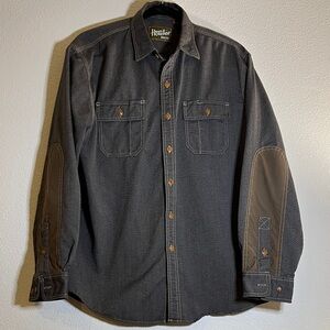Howler Brothers Gunmetal Gray Button Down Shirt